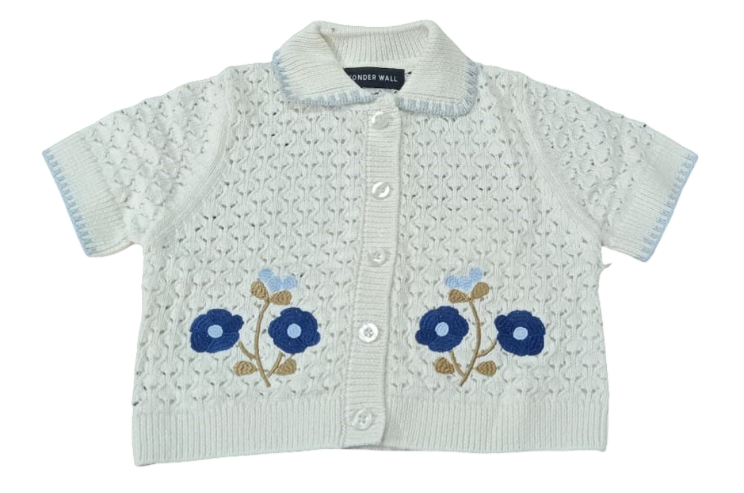 Cardigan, Vest, Top, Bottom, Shorts & Skirt.