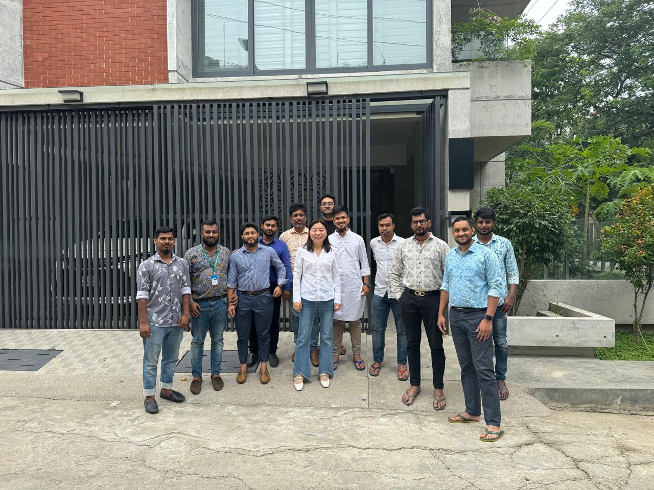 People at Apparels Park